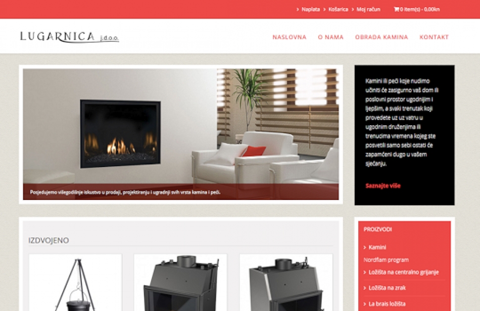 Lugarnica - web shop